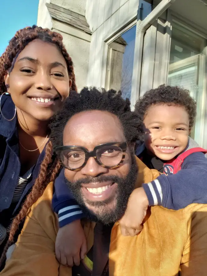 Chad L Coleman and Children