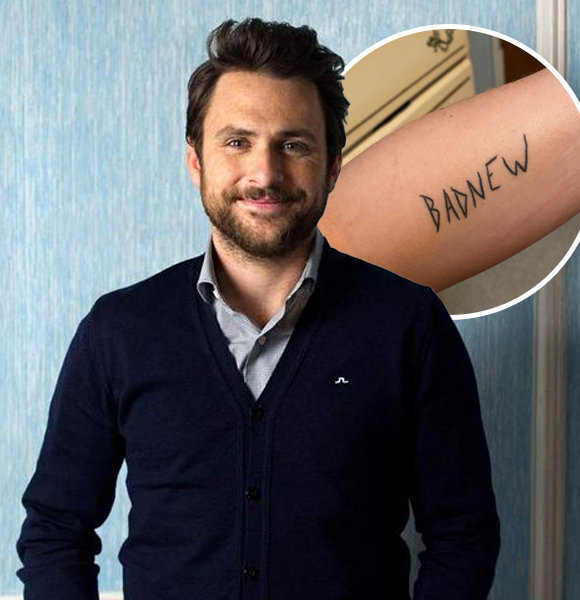 Charlie Day's Arm Tattoo- Real or Fake?