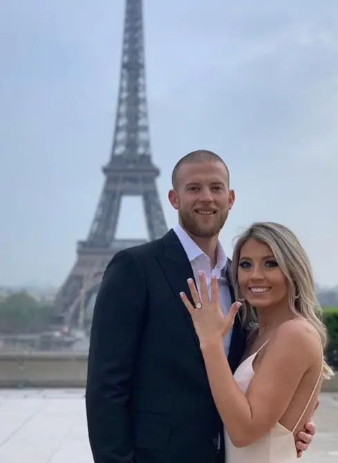 Chris Boswell With His FiancÃ©