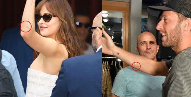 Chris Martin's Matching Tattoo With His Girlfriend