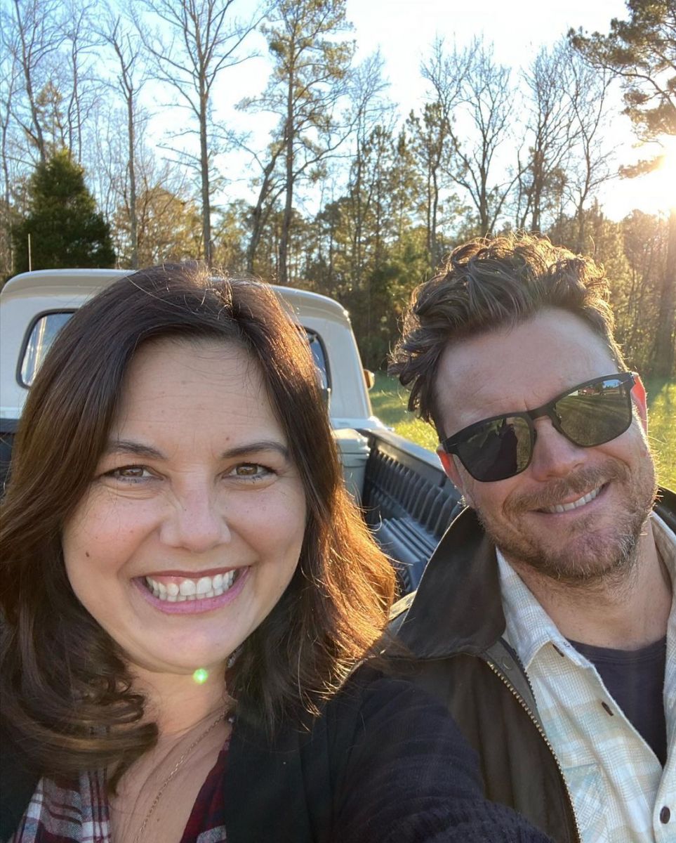 Clayne Crawford With His Wife