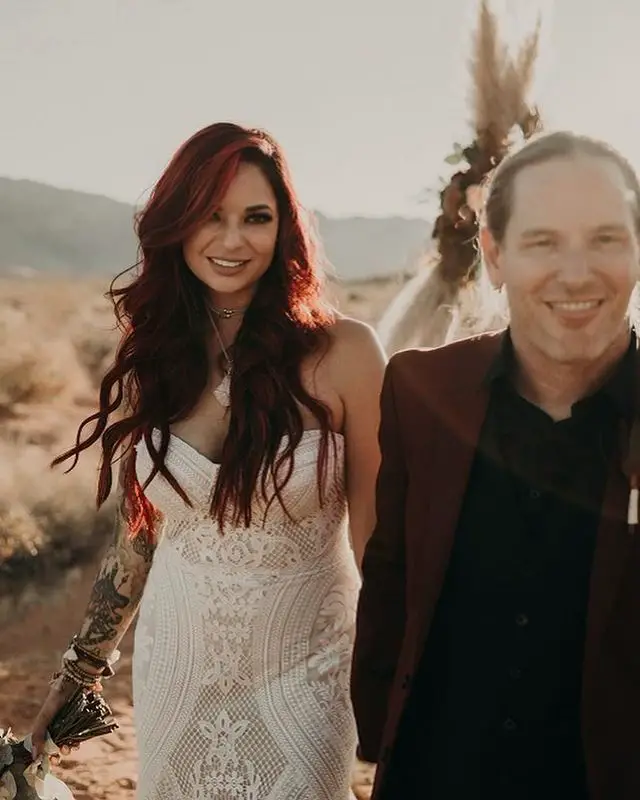 Corey Taylor With His Wife