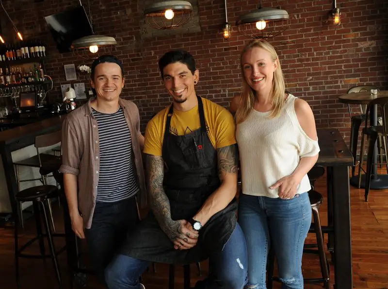 Dan Byrd (Left) With His Wife (Right) In Their Restaurant