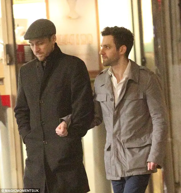 Derren with his ex boyfriend