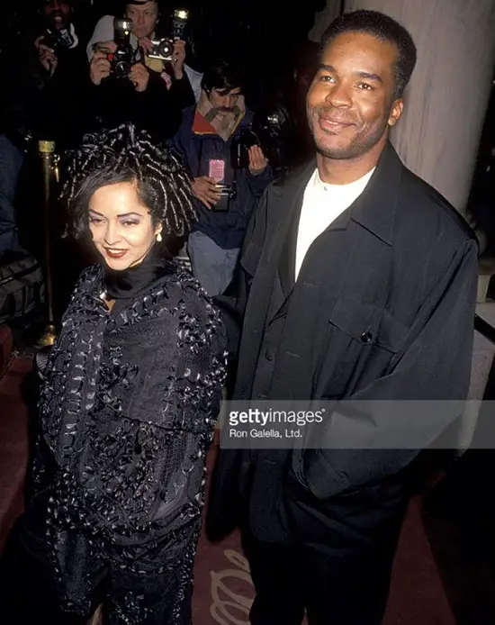 David Alan Grier with his first wife