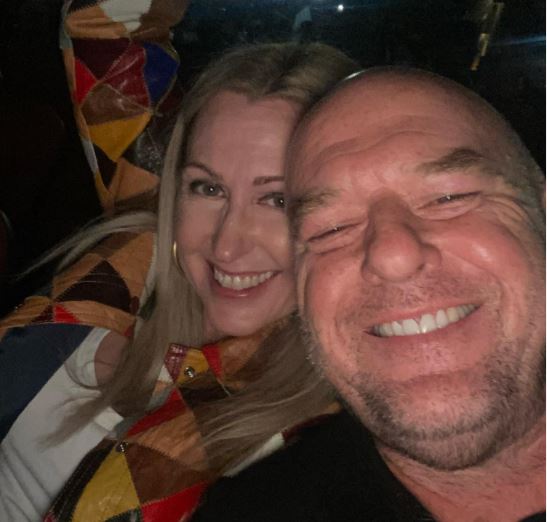 Dean Norris alongside his wife concert date