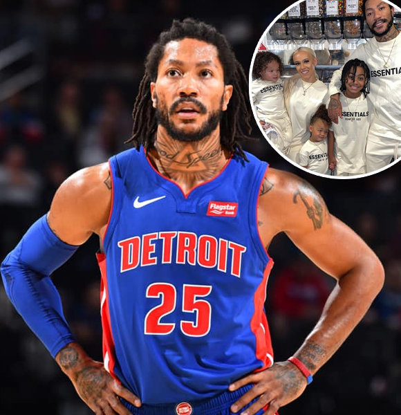 Derrick Rose's Fiancée's Close Bond with Her Step Son