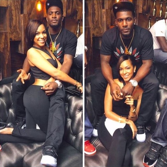 Dez Bryant with His Previous Girlfriend