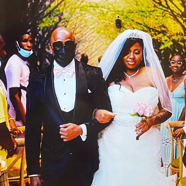 Donell Jones During His Daughters Wedding