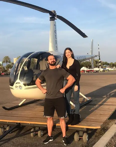 Drew And His Wife, Kaitlyn Sporting A Casual Evening Look