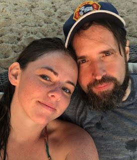 Duncan Trussell with His Wife 