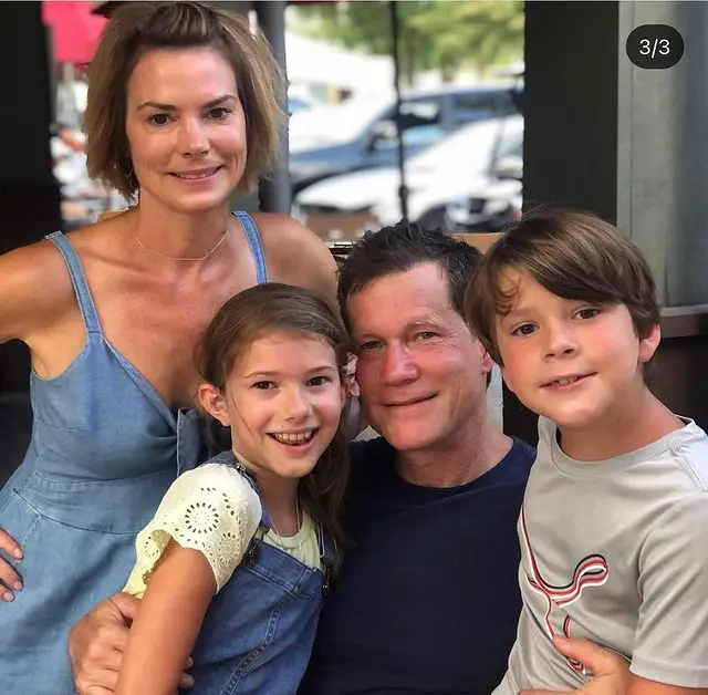 Dylan Walsh, His Partner and Children