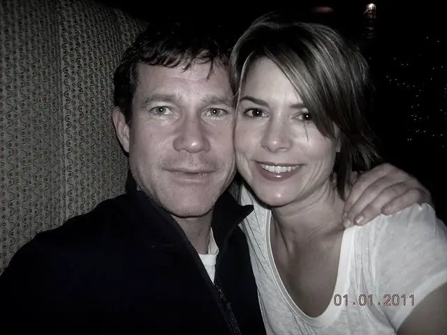 Dylan Walsh With His Girlfriend 