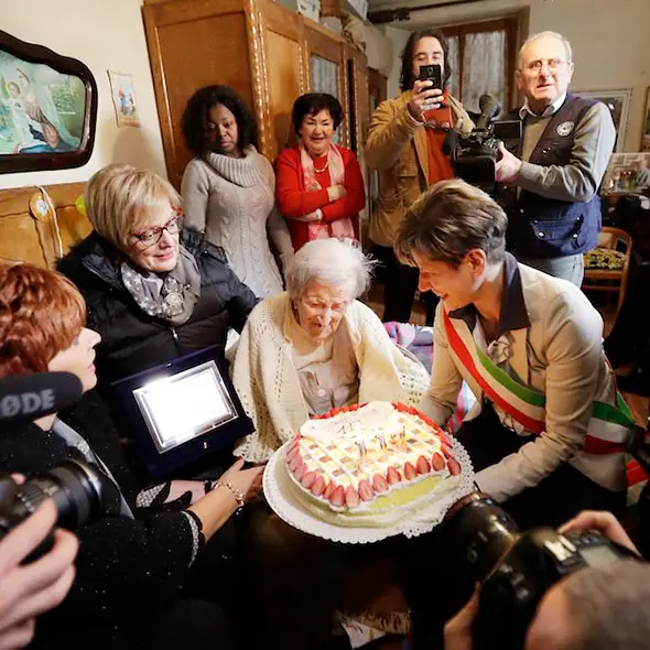 19th Century's Last Survivor Emma Morano Celebrated her 117th Birthday in Italy! View Full Report