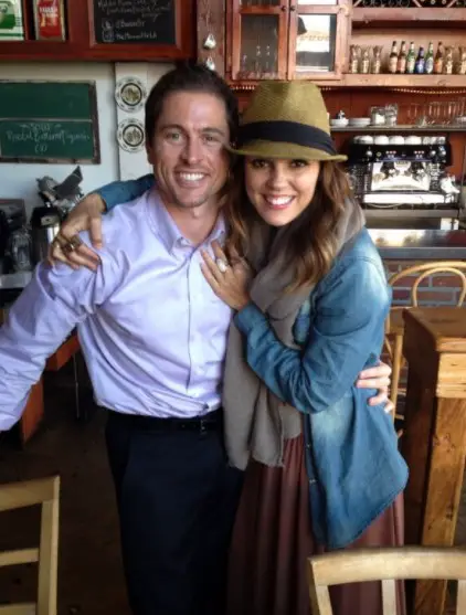 Erin Cahill with Her Co-Star Jason Faunt