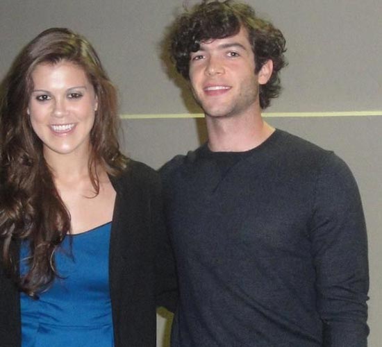 Caption: Ethan Peck with Lindsay Shaw. 