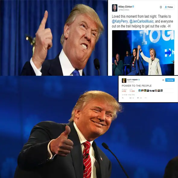 Everybody Worships The Rising Sun: Celebrities Previously Opposing Donald Trump Now Express Support Through Social Media!