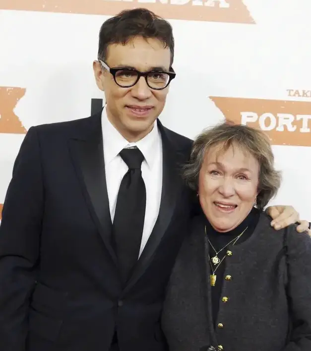 Fred Armisen with his mother