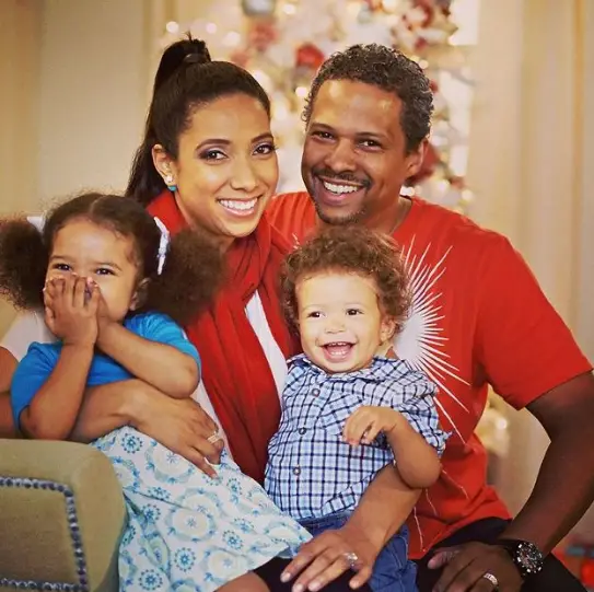 Gabrielle Kerr, Her Husband And Her Two Children