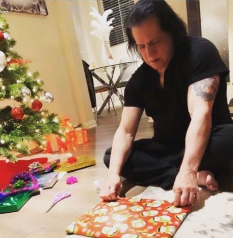 Glenn Danzig Wrapping Christmas Present