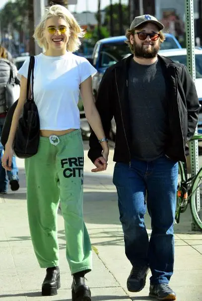 Haley Joel Osment apotted with his blonde girlfriend