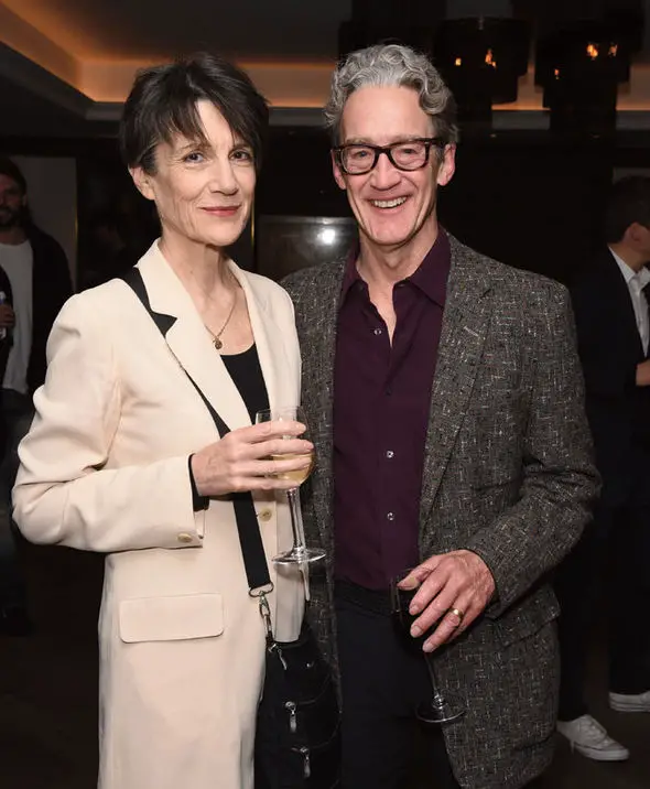 Harriet Walter with her husband Guy Paul