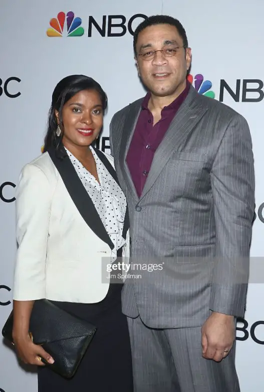 Harry Lennix with wifeÂ Djena Nichole Graves 