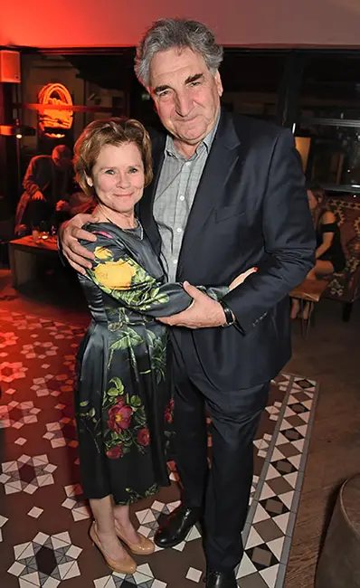 Imelda Staunton With Her Husband