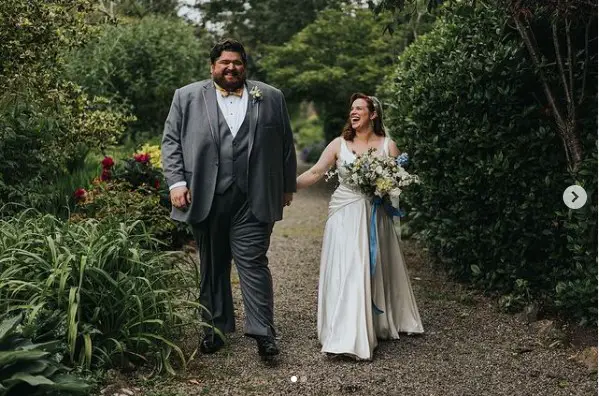 Jorge Garcia With His Wife, Rebecca