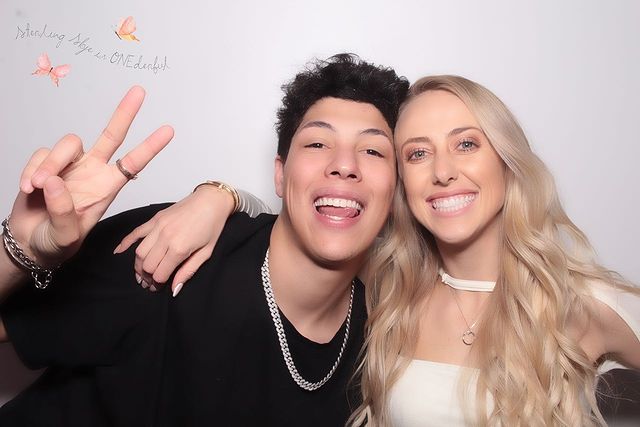 Jackson Mahomes and His Friend on Her Birthday Party
