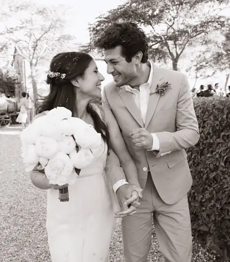 Jacob Soboroff And His Wife On Their Weddding