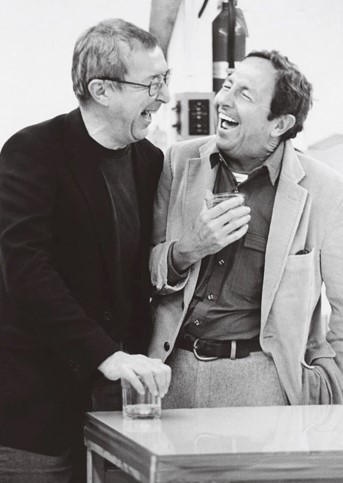 Openly Gay artist Jasper Johns with His Ex Boyfriend Robert Rauschenberg