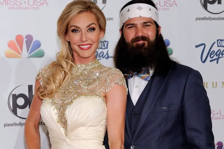 Jep Robertson alongside his wife Jessica