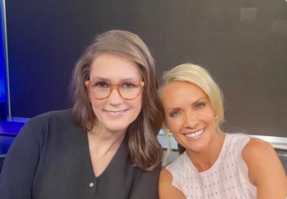 Jessica Tarlov alongside her co-host Dana Perino