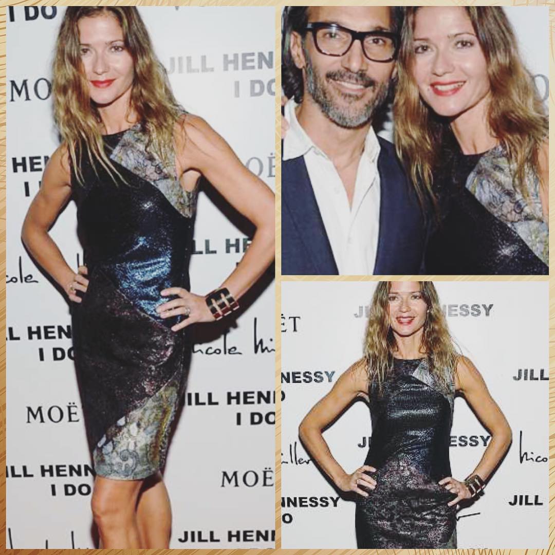 Jill Hennessy with Her Husband 