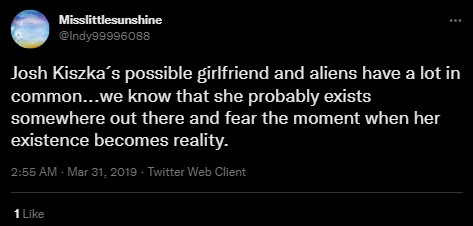 Twitter User Talks About Josh Kiszka Having a Girlfriend 