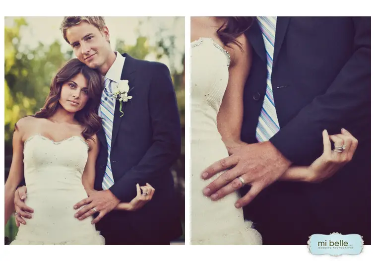 Justin Hartley and Lindsay on Their Wedding Day