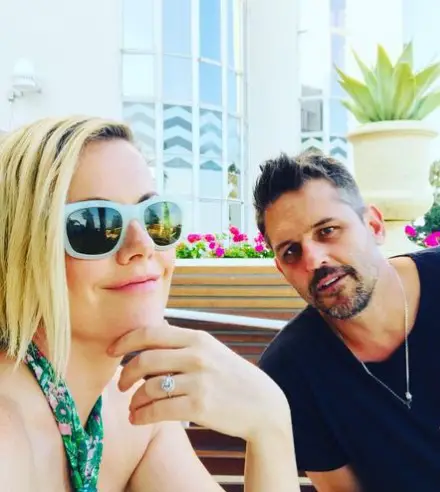 Kathleen Robertson and Her Husband