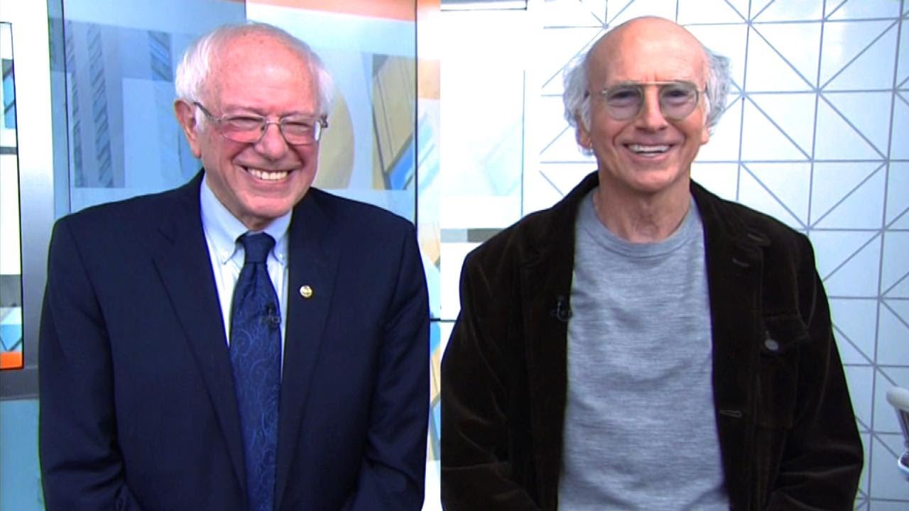 Larry David & Bernie Sanders On The Today Show