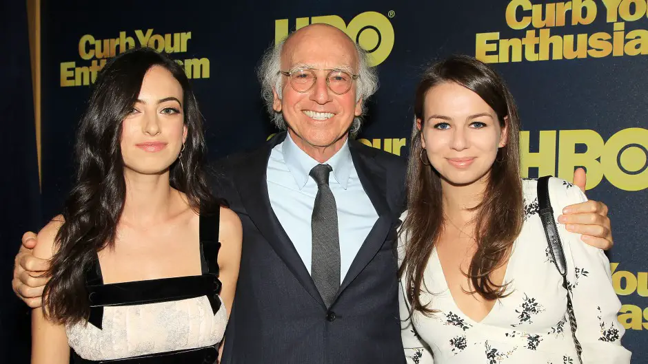 Larry David With His Daughters