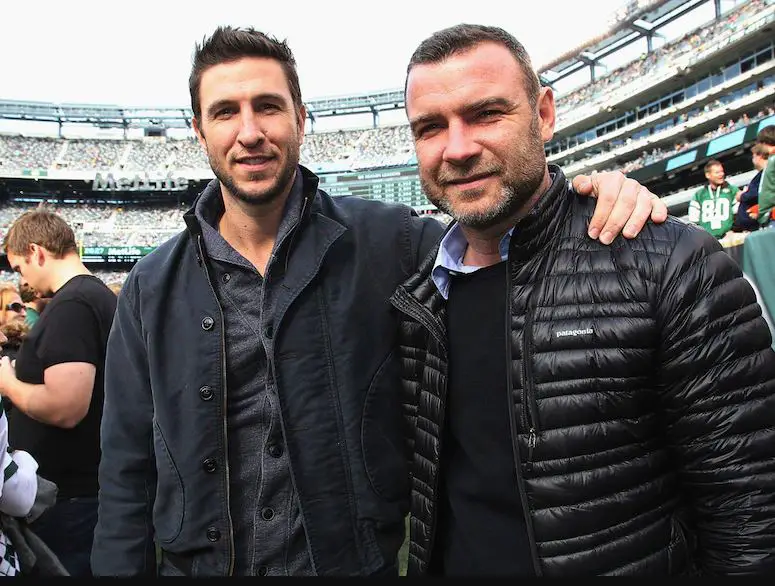 Liev Schreiber alongside his half brother Pablo Schreiber