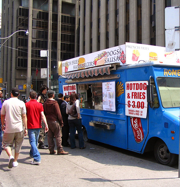 Trucks And Street Vendor Fascinating American Towards Street Food