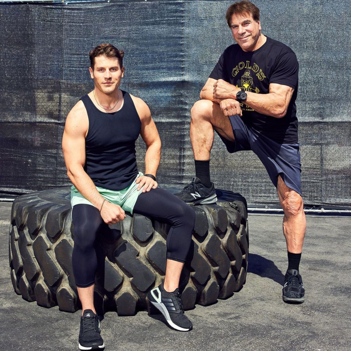 Lou Ferrigno with His Father 