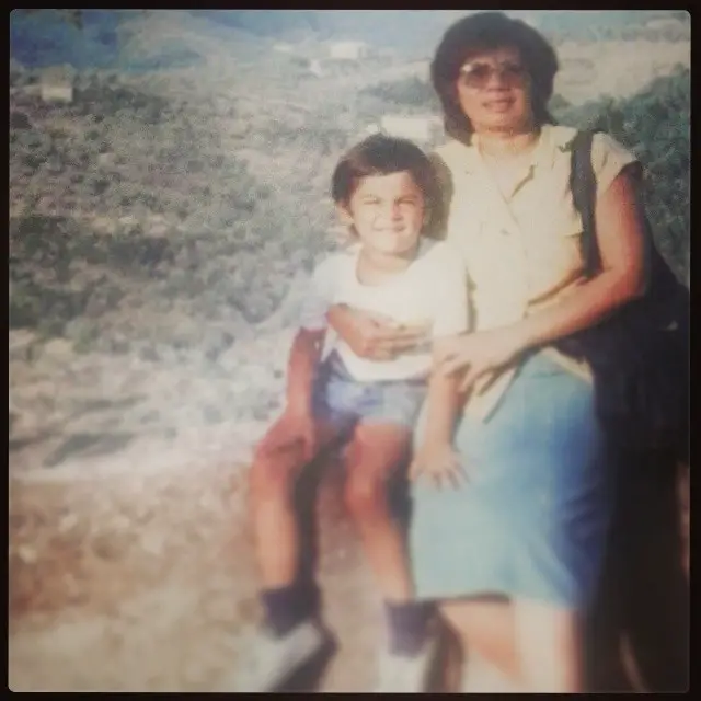 Throwback Picture Of Marco Grazzini With His Mom