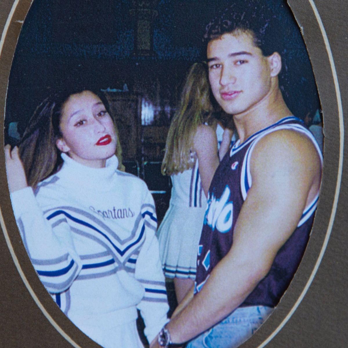 Throwback of Mario Lopez with His Sister 