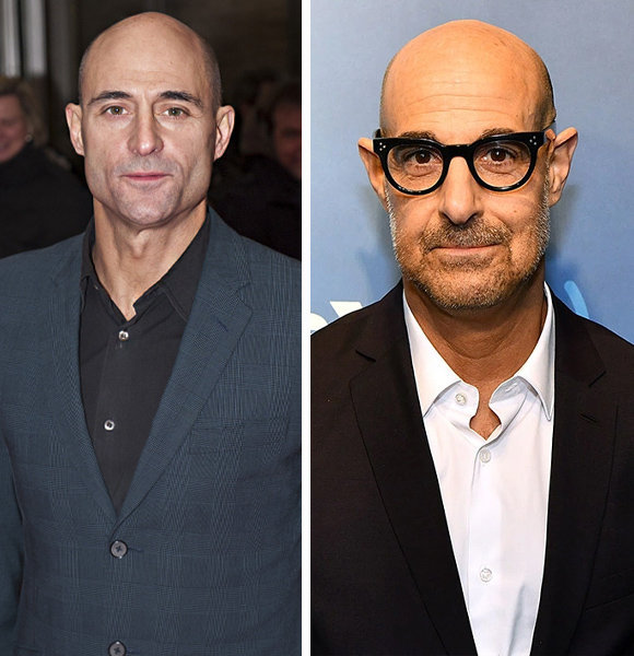 How Are Mark Strong and Stanley Tucci Related?