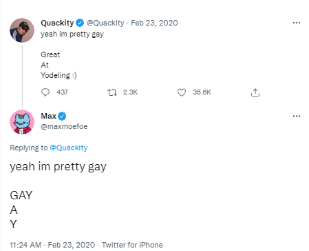 Mazmoefoe's Gay Tweets