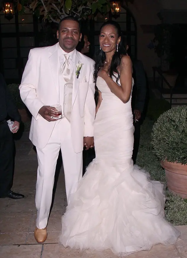 Mekhi Phifer And His Wife On Their Wedding Day
