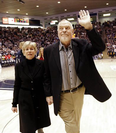 Merlin Olsen With His Wife