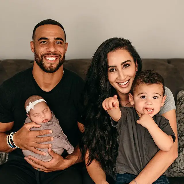 Micah Hyde, His Wife & His Children